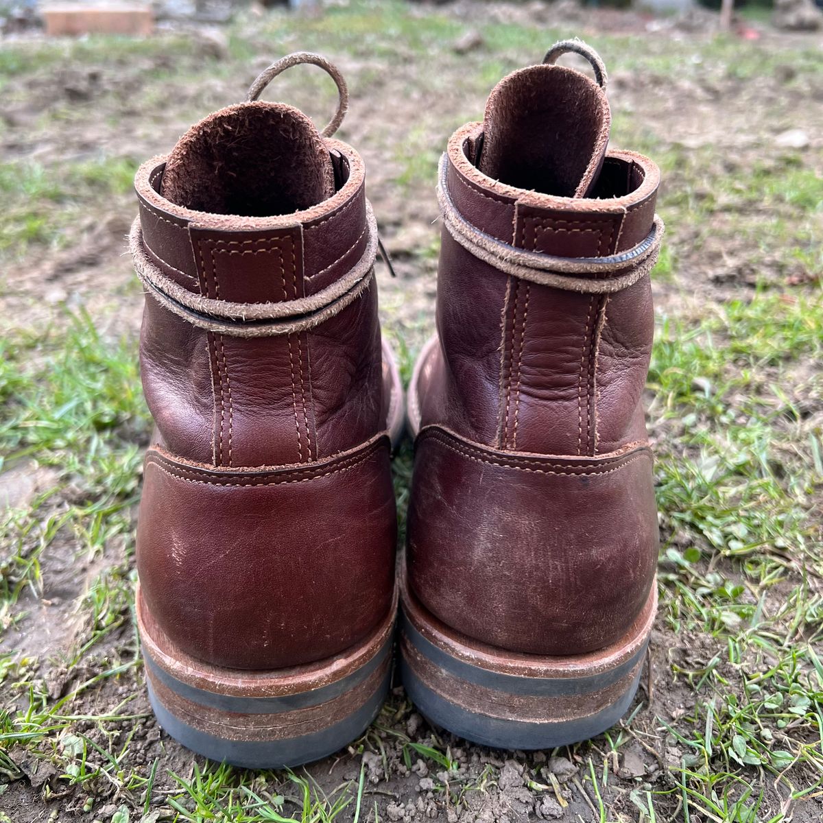 Photo by Florianfloorwalker on March 5, 2026 of the Truman Cap Toe Boot in Brown Rufian.