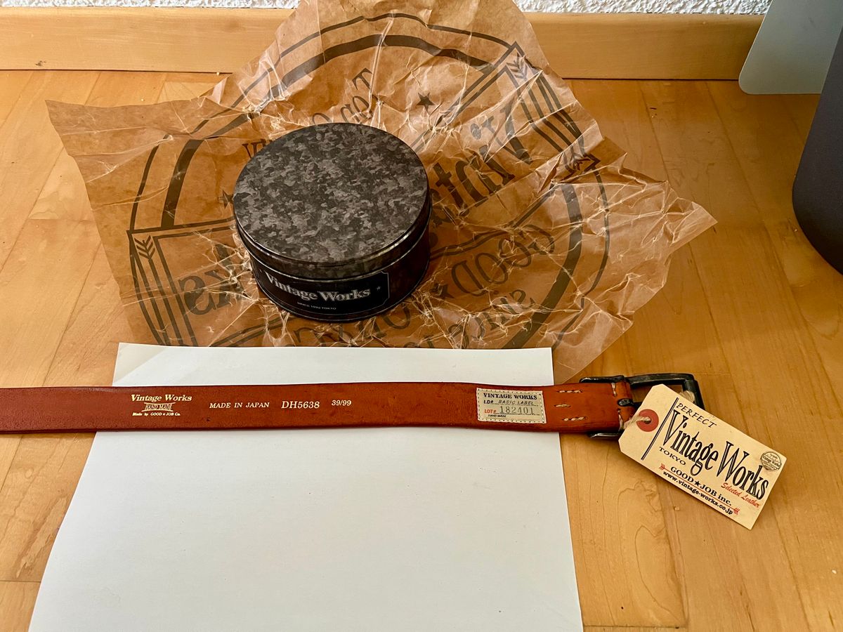 Photo by Florianfloorwalker on September 27, 2025 of the Vintage Works Dh5638 in Unknown Leather.