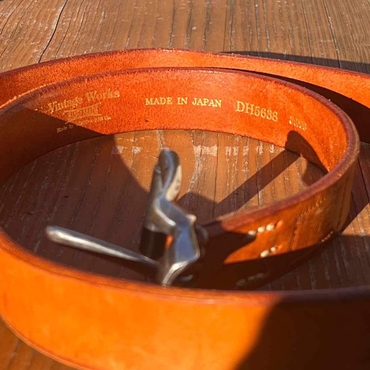 Photo by Florianfloorwalker on November 5, 2025 of the Vintage Works Dh5638 in Unknown Leather.