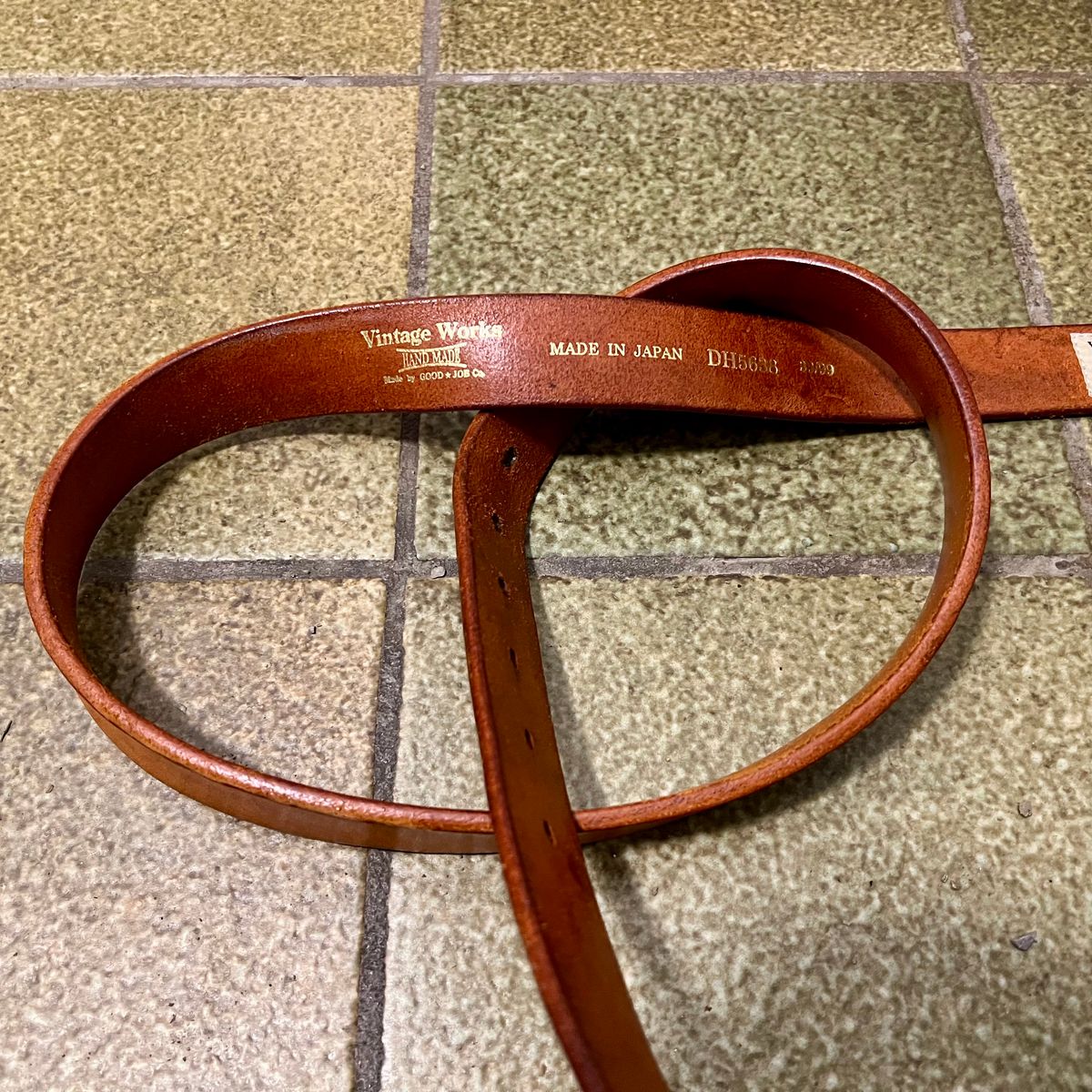 Photo by Florianfloorwalker on December 5, 2025 of the Vintage Works Dh5638 in Unknown Leather.