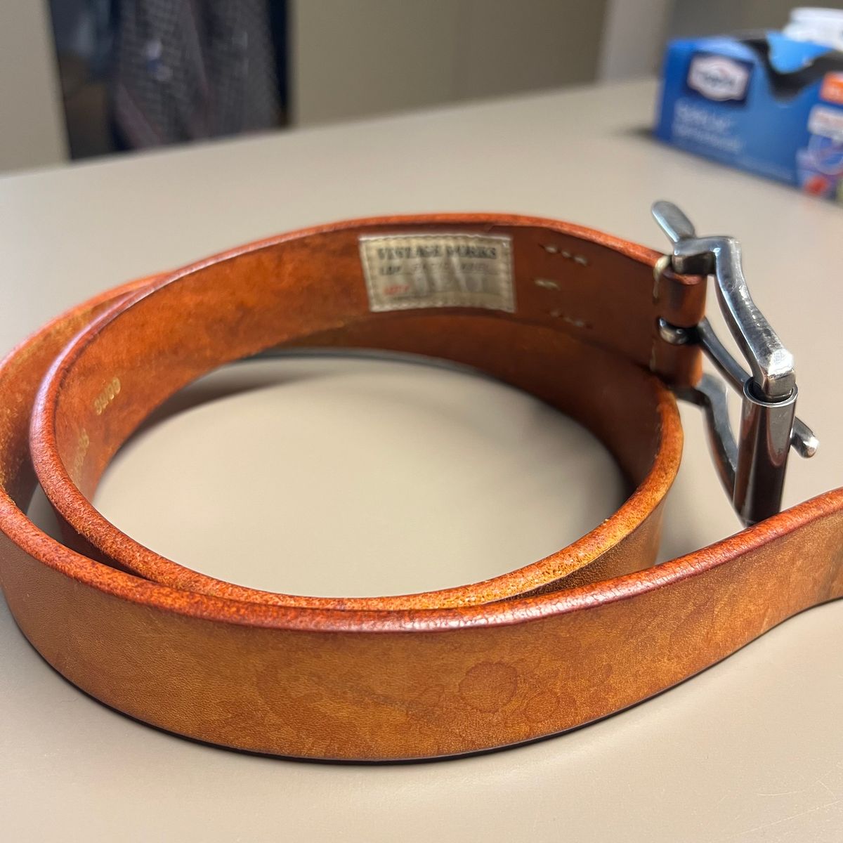 Photo by Florianfloorwalker on February 5, 2026 of the Vintage Works Dh5638 in Unknown Leather.