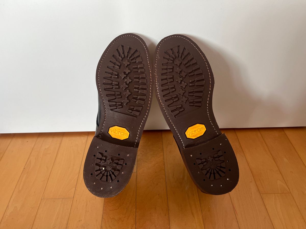 Photo by Florianfloorwalker on January 7, 2026 of the Oak Street Bootmakers Mill Boot in Seidel Black Oil Tan.