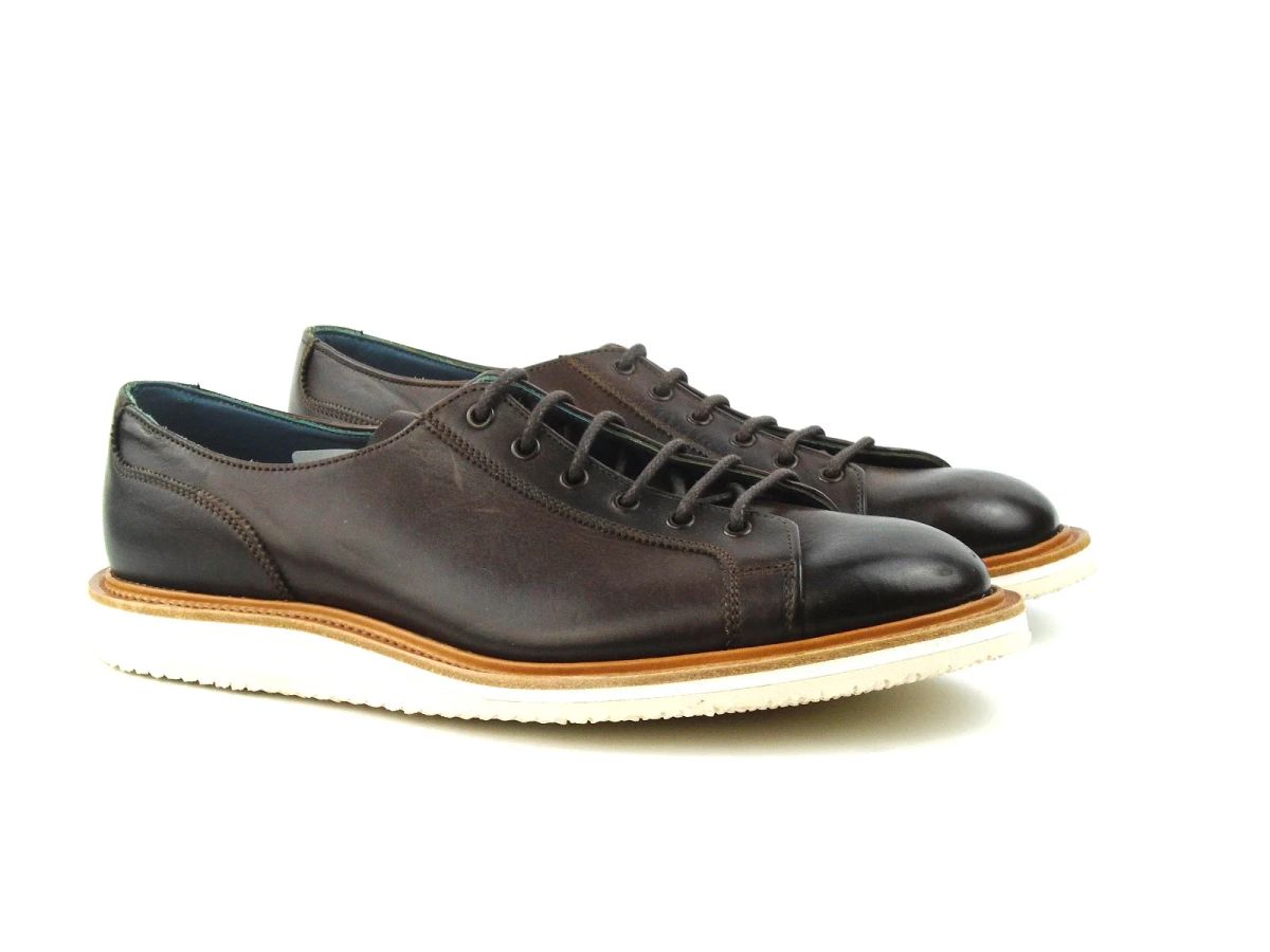 Photo by Florianfloorwalker on May 7, 2025 of the Tricker's Ethan Monkey Boot in Trickers Dark Brown Funchal.