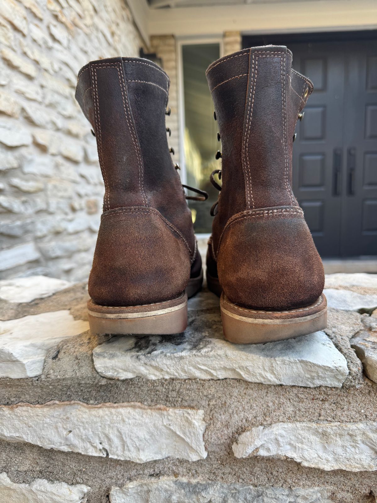 Photo by Jwilliams on February 2, 2026 of the Truman Moc Toe Upland in Horween Java Waxed Flesh.