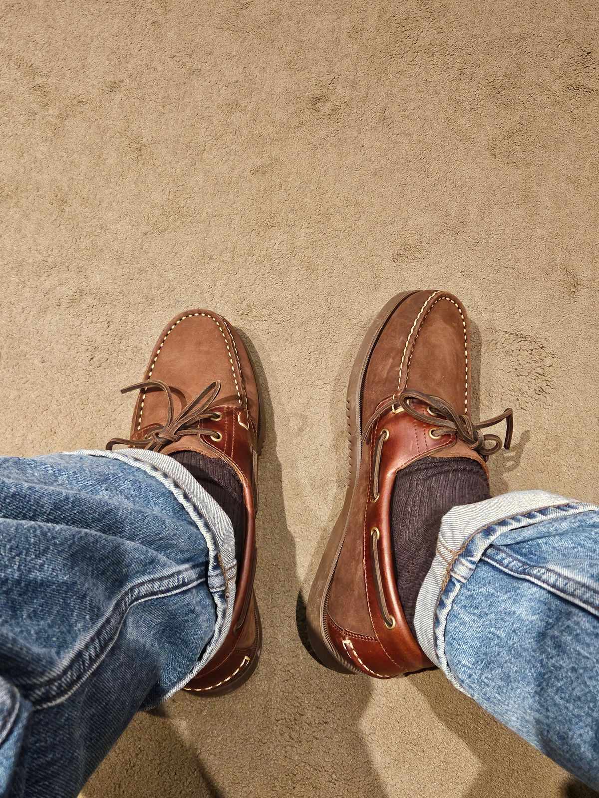 Photo by momatw on February 12, 2026 of the Paraboot Barth in Nubuck Gringo.