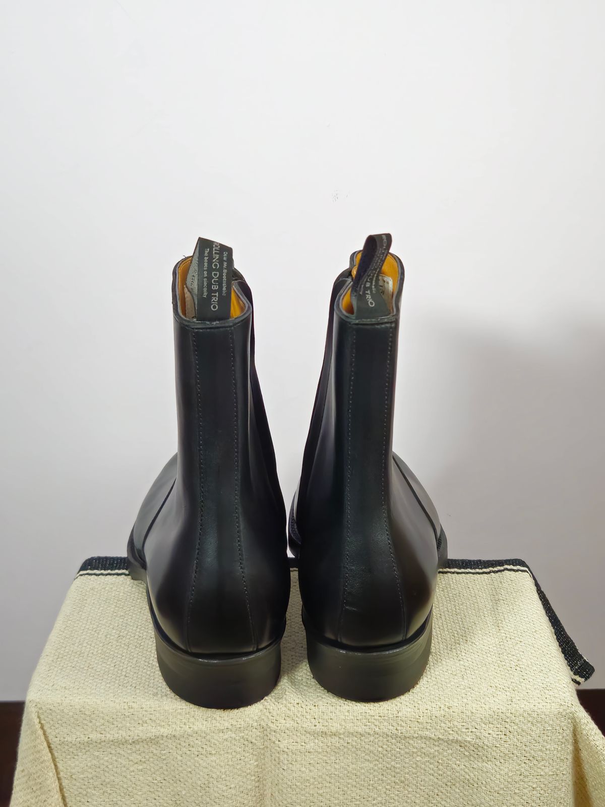 Photo by momatw on March 23, 2026 of the Rolling Dub Trio Gleaners Zip in Black Jp Box Calf.