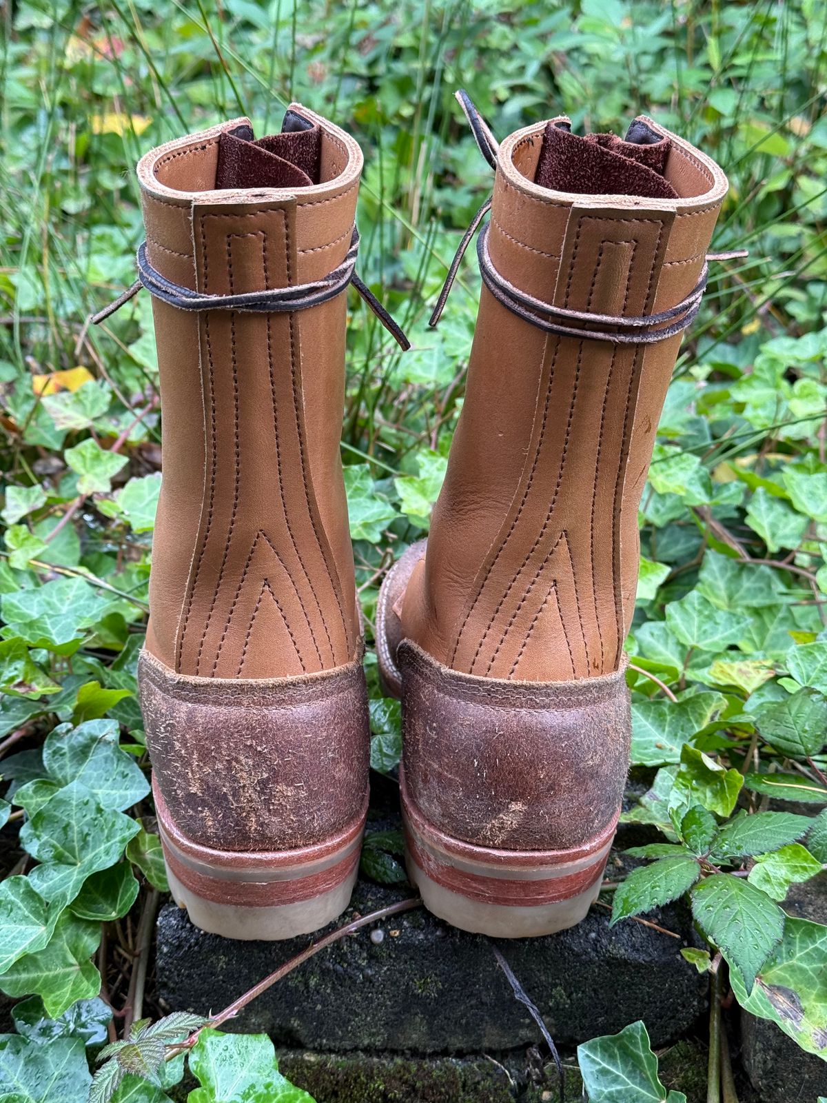 Photo by Termsxofxuse on November 1, 2024 of the Nicks DomePro in Seidel 1964 Tan & Seidel 1964 Tan Roughout.