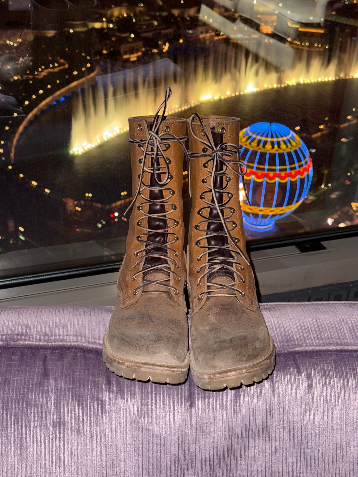 Photo by Termsxofxuse on January 20, 2025 of the Nicks DomePro in Seidel 1964 Tan & Seidel 1964 Tan Roughout.