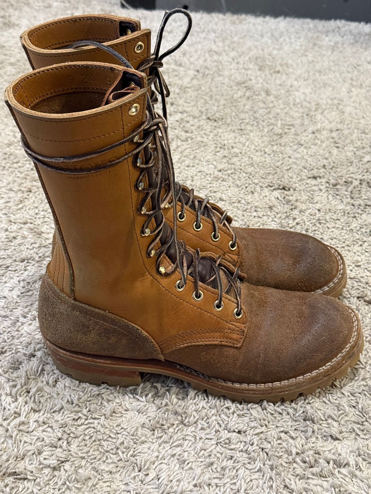 Photo by Termsxofxuse on February 6, 2025 of the Nicks DomePro in Seidel 1964 Tan & Seidel 1964 Tan Roughout.