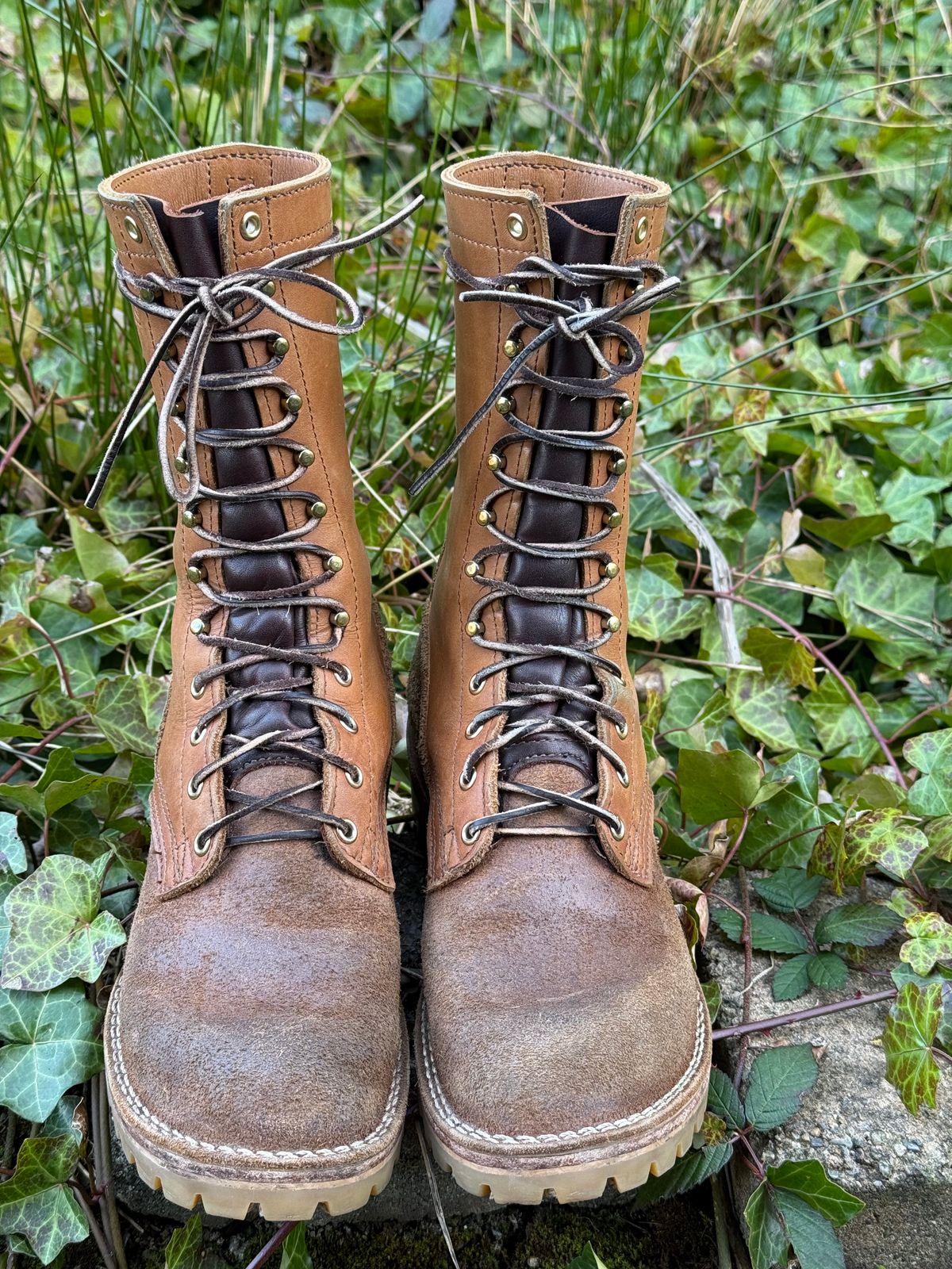 Photo by Termsxofxuse on March 6, 2025 of the Nicks DomePro in Seidel 1964 Tan & Seidel 1964 Tan Roughout.