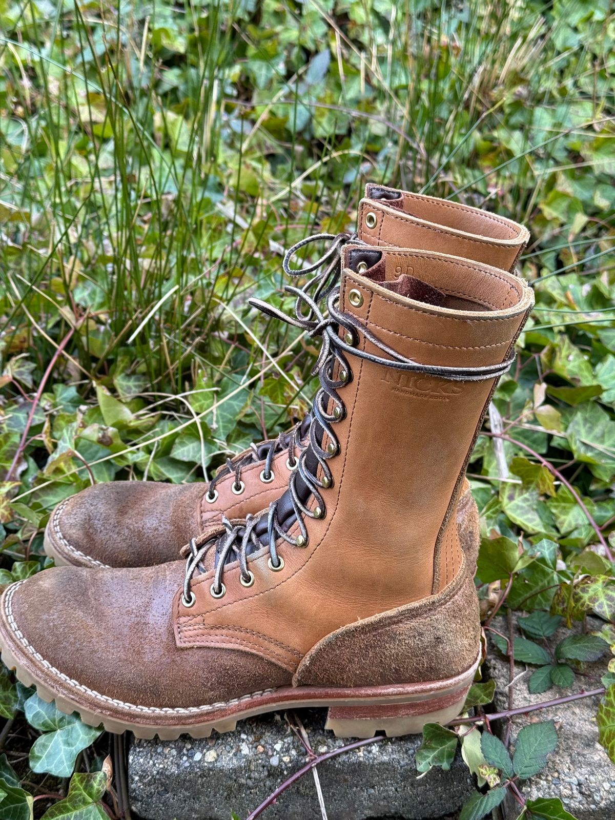 Photo by Termsxofxuse on March 6, 2025 of the Nicks DomePro in Seidel 1964 Tan & Seidel 1964 Tan Roughout.