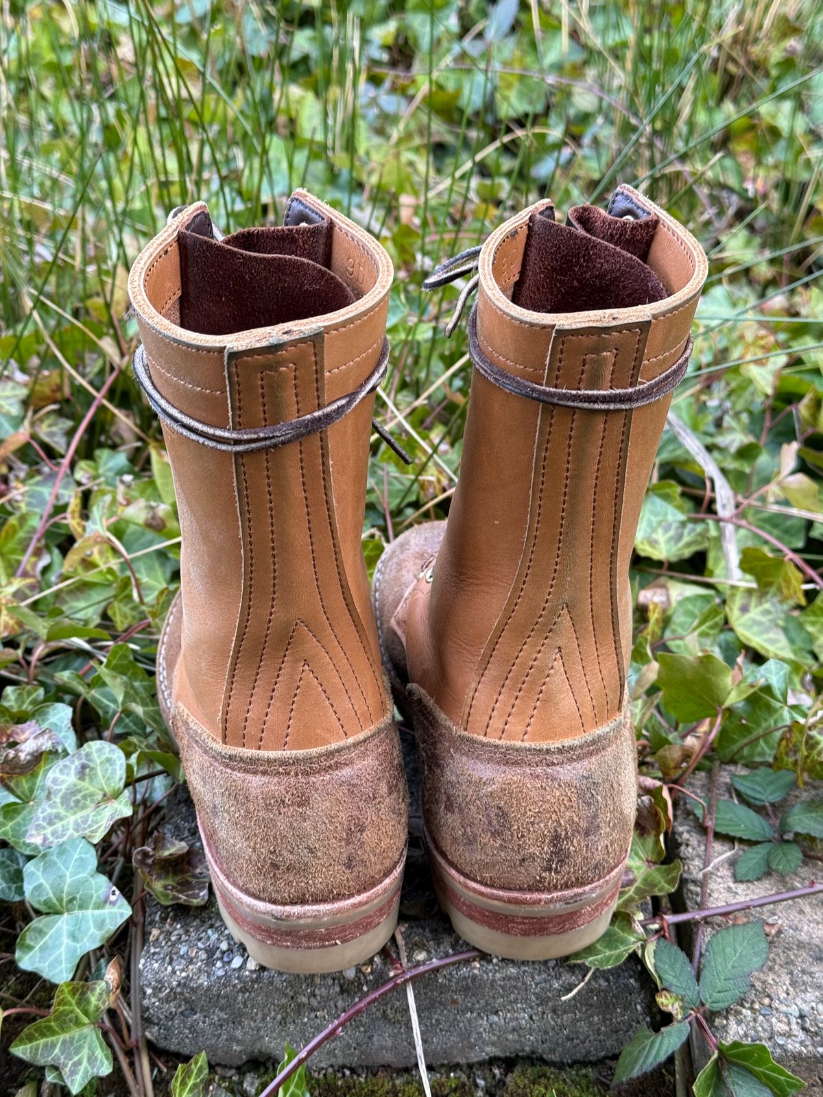 Photo by Termsxofxuse on March 6, 2025 of the Nicks DomePro in Seidel 1964 Tan & Seidel 1964 Tan Roughout.