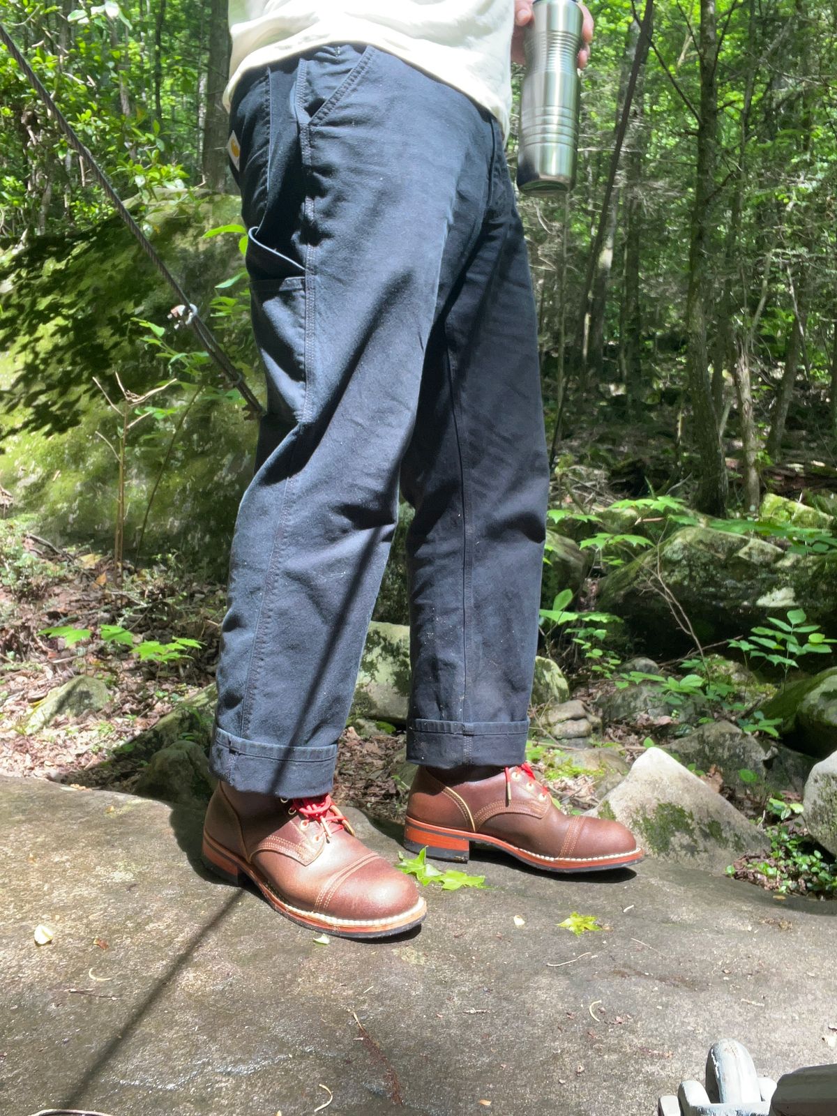 Photo by peckinpaws on May 15, 2025 of the Nicks Americana in Spokane Honey Waxed Flesh.