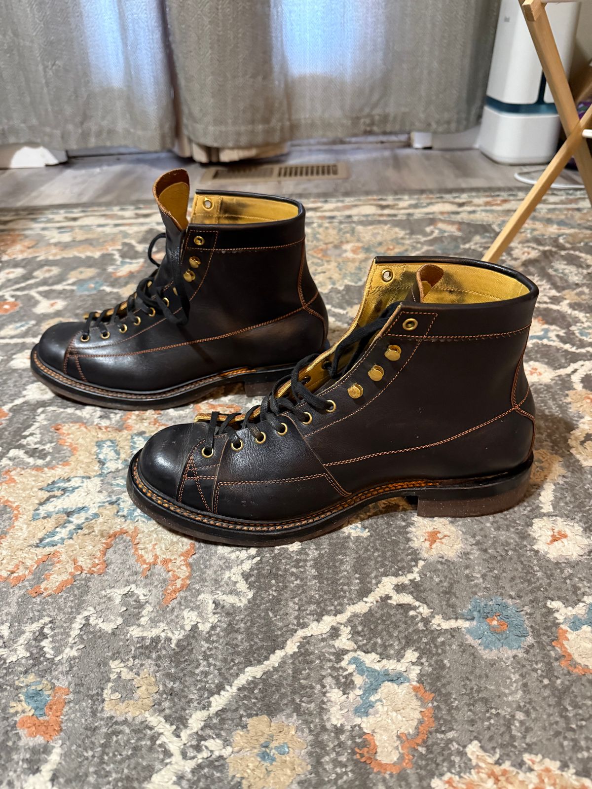 Photo by peckinpaws on November 5, 2025 of the Sagara Cordmaster in Domestic Black Tea Core.