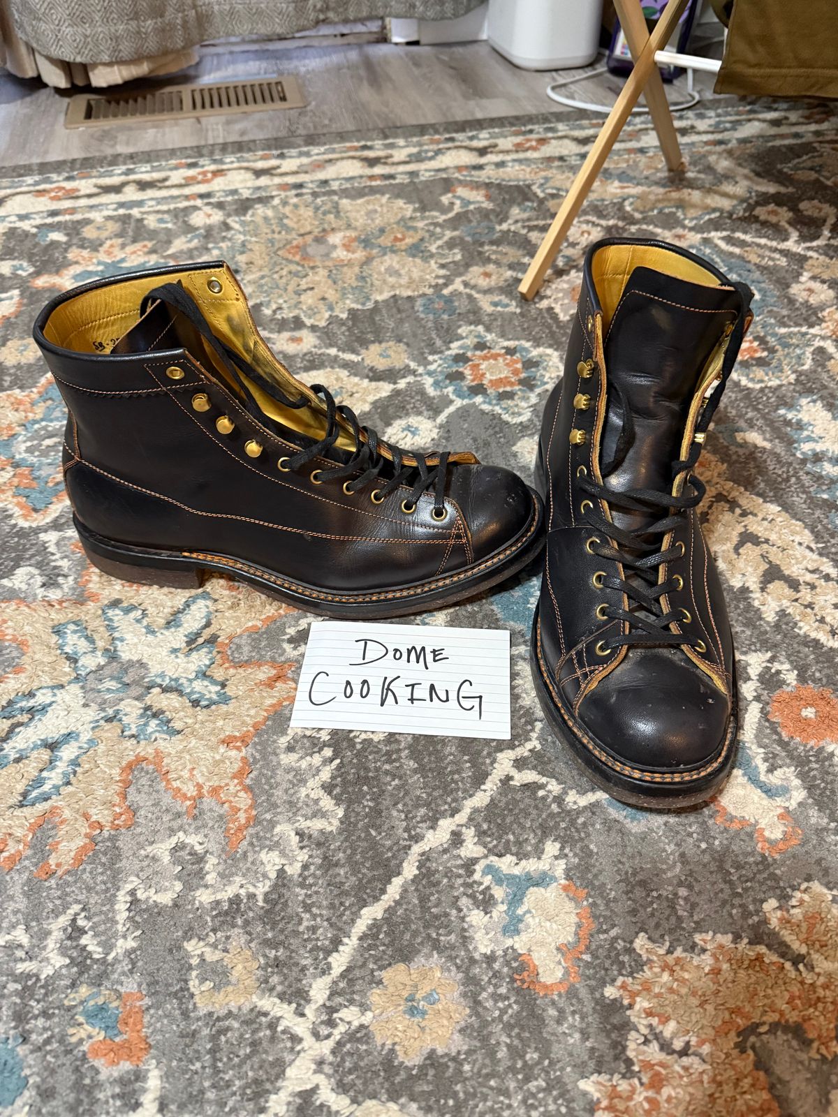 Photo by peckinpaws on November 5, 2025 of the Sagara Cordmaster in Domestic Black Tea Core.