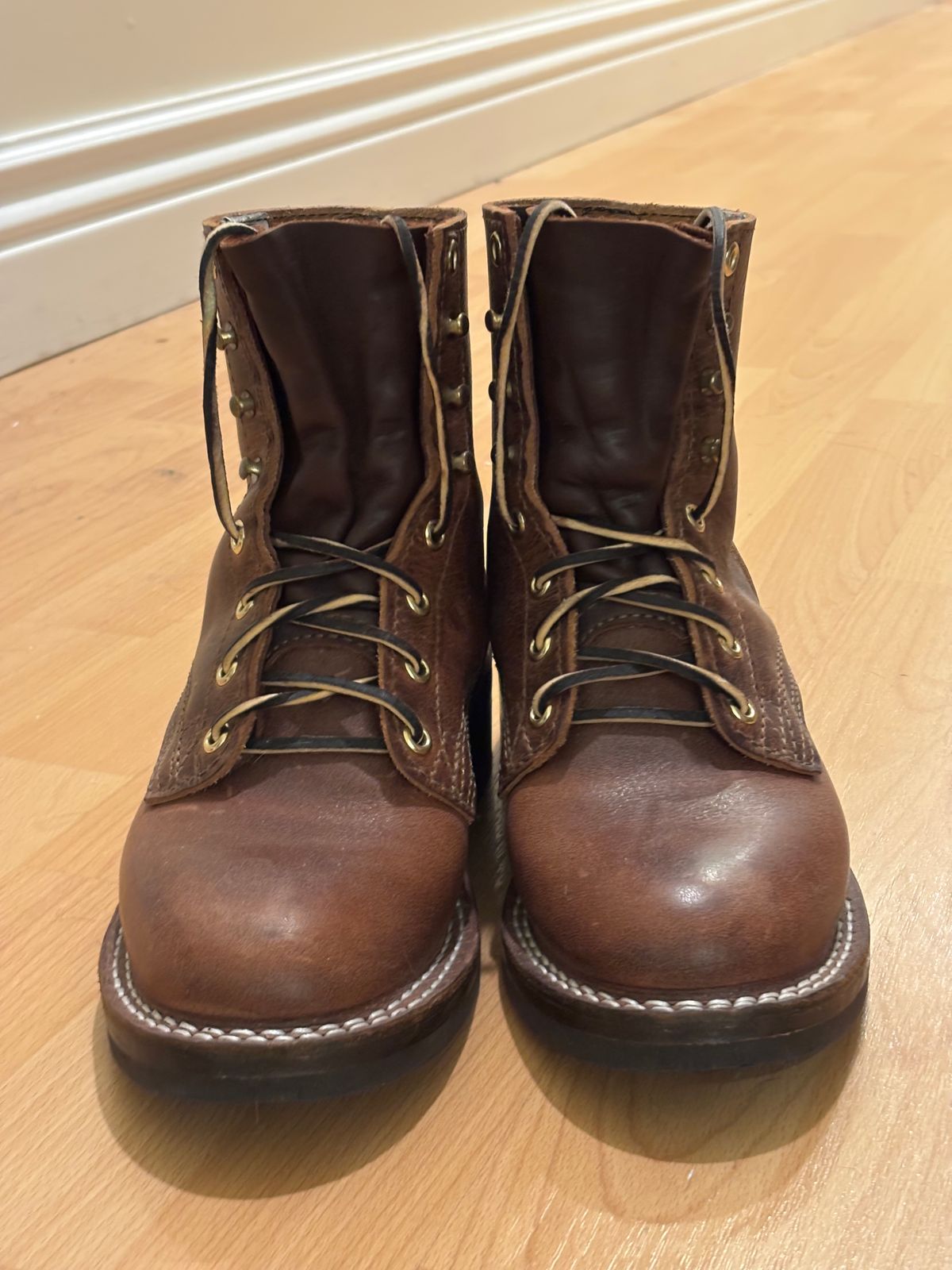 Photo by anekdot on February 5, 2026 of the Nicks Lace Up Heritage in Italian Brown Cypress.