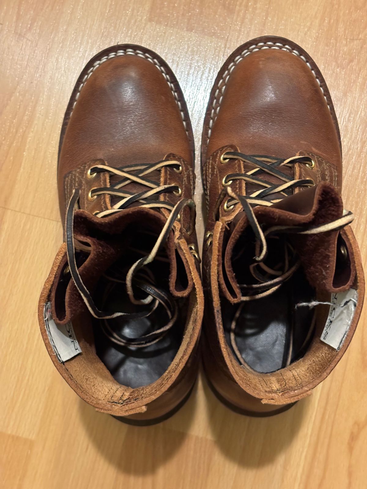 Photo by anekdot on February 5, 2026 of the Nicks Lace Up Heritage in Italian Brown Cypress.