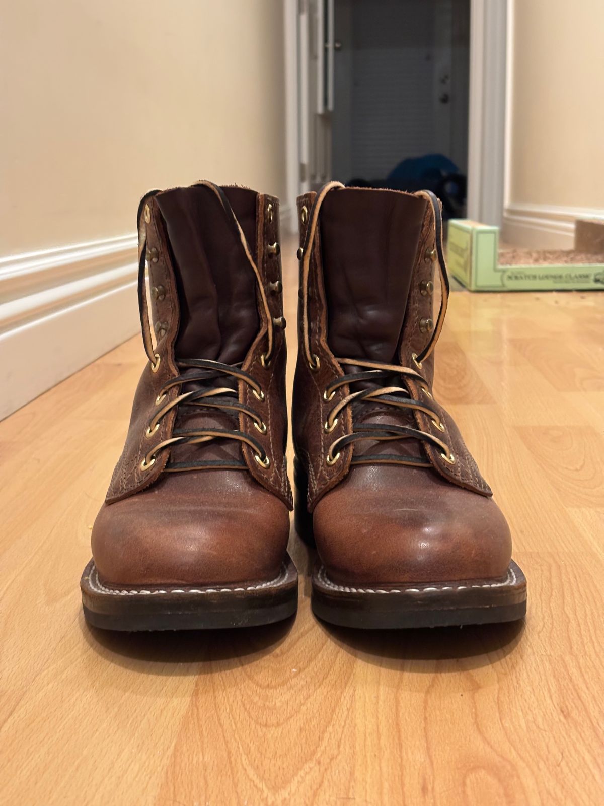 Photo by anekdot on March 5, 2026 of the Nicks Lace Up Heritage in Italian Brown Cypress.