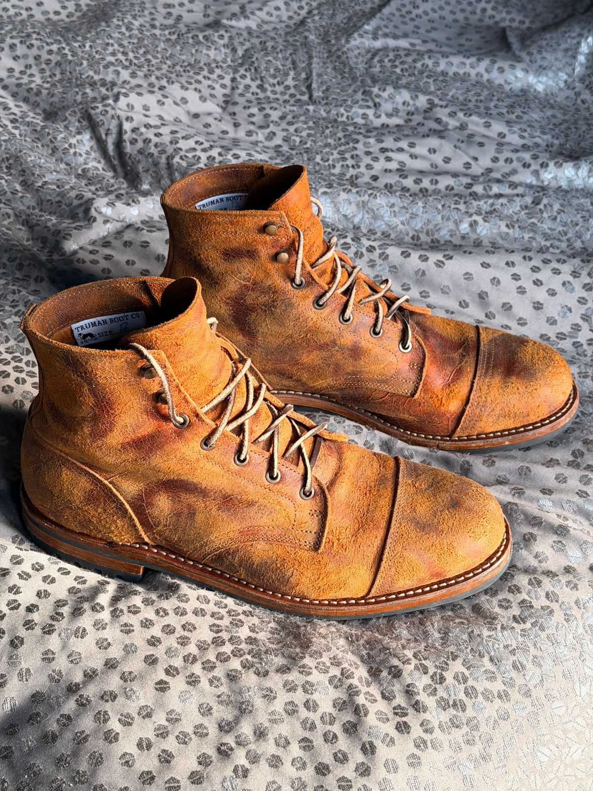 Photo by DoYouRealize on July 6, 2026 of the Truman Cap Toe Boot in C.F. Stead Coach Rambler.