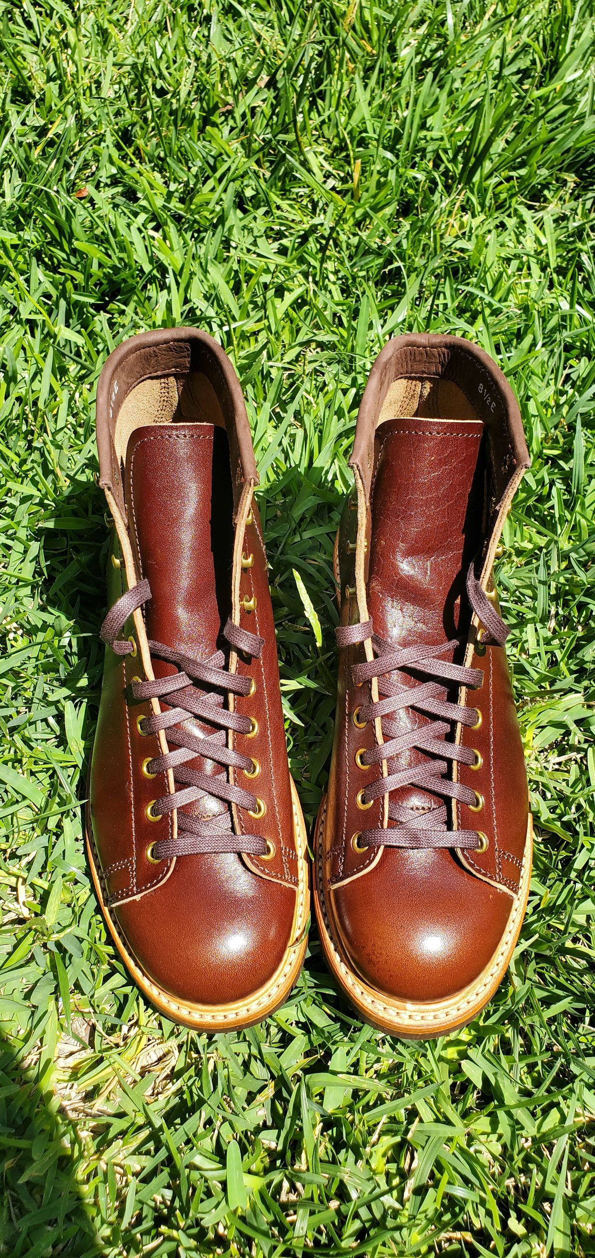 Photo by Jamesv on August 24, 2024 of the John Lofgren Monkey Boots in Shinki Timber Oiled Horsebutt.