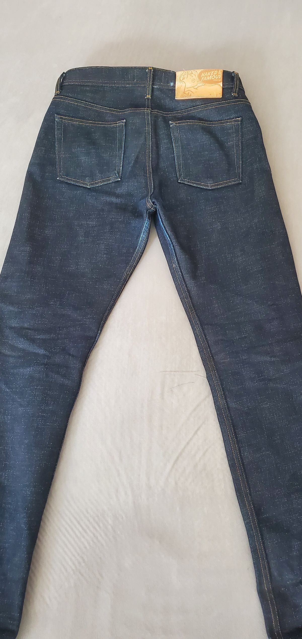 Photo by Jamesv on September 8, 2024 of the Naked and Famous Elephant 11 Grandielle in 20 Oz Denim.