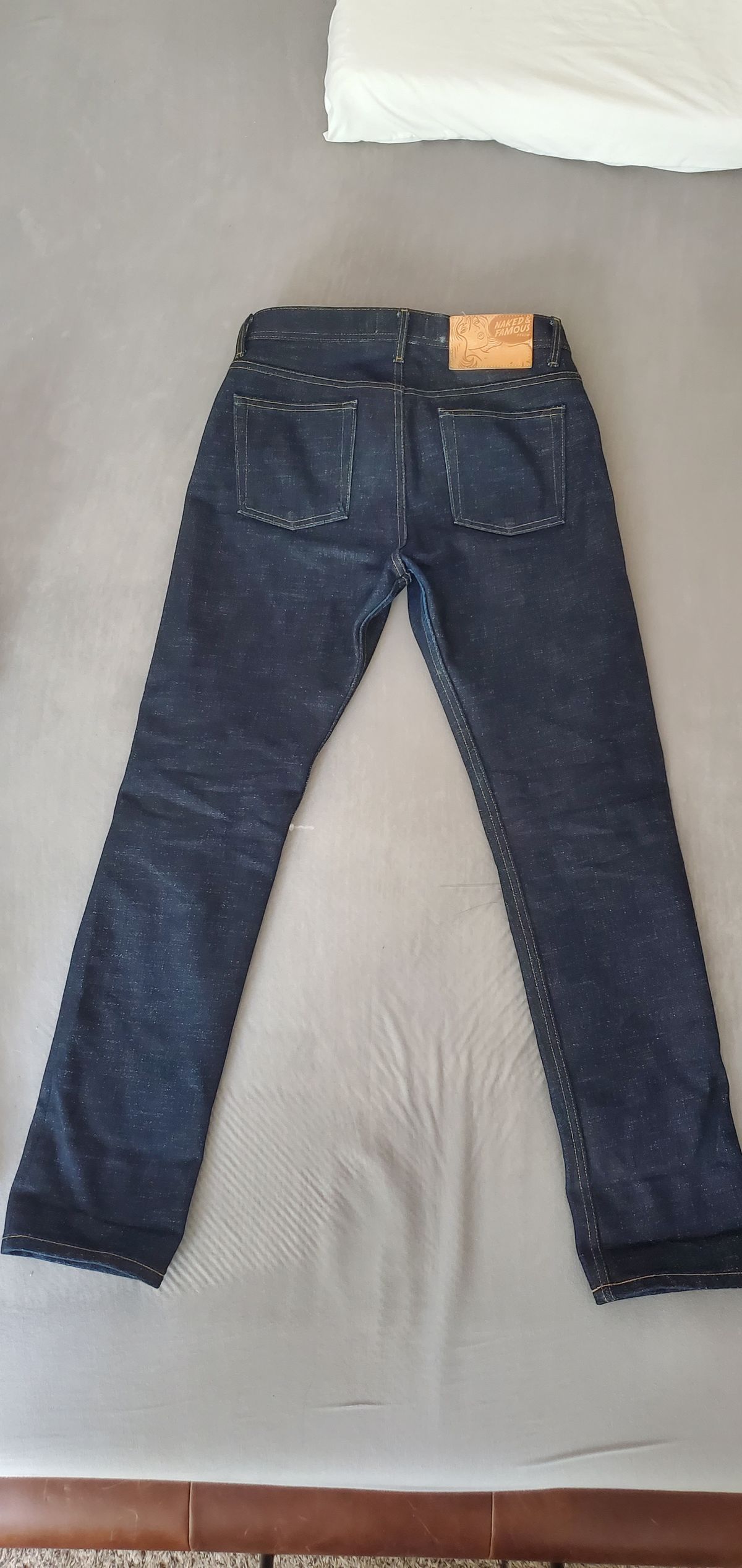 Photo by Jamesv on September 8, 2024 of the Naked and Famous Elephant 11 Grandielle in 20 Oz Denim.