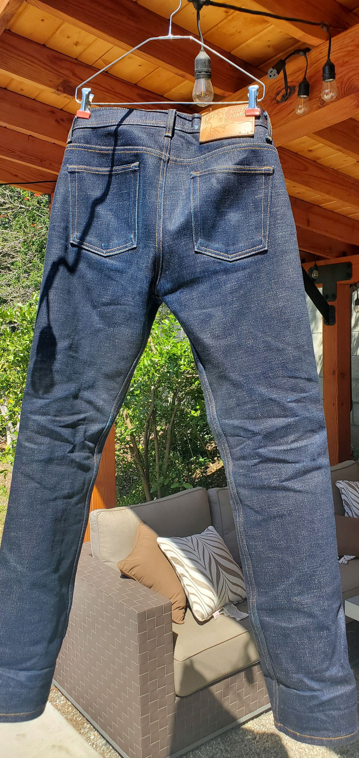 Photo by Jamesv on April 9, 2025 of the Naked and Famous Elephant 11 Grandielle in 20 Oz Denim.