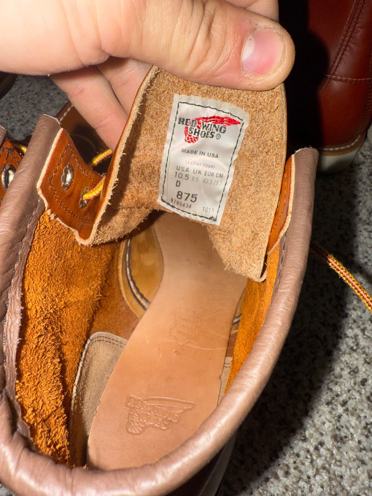 Photo by ty.302 on April 18, 2026 of the Red Wing 6-Inch Classic Moc in S.B. Foot Oro-Harness.