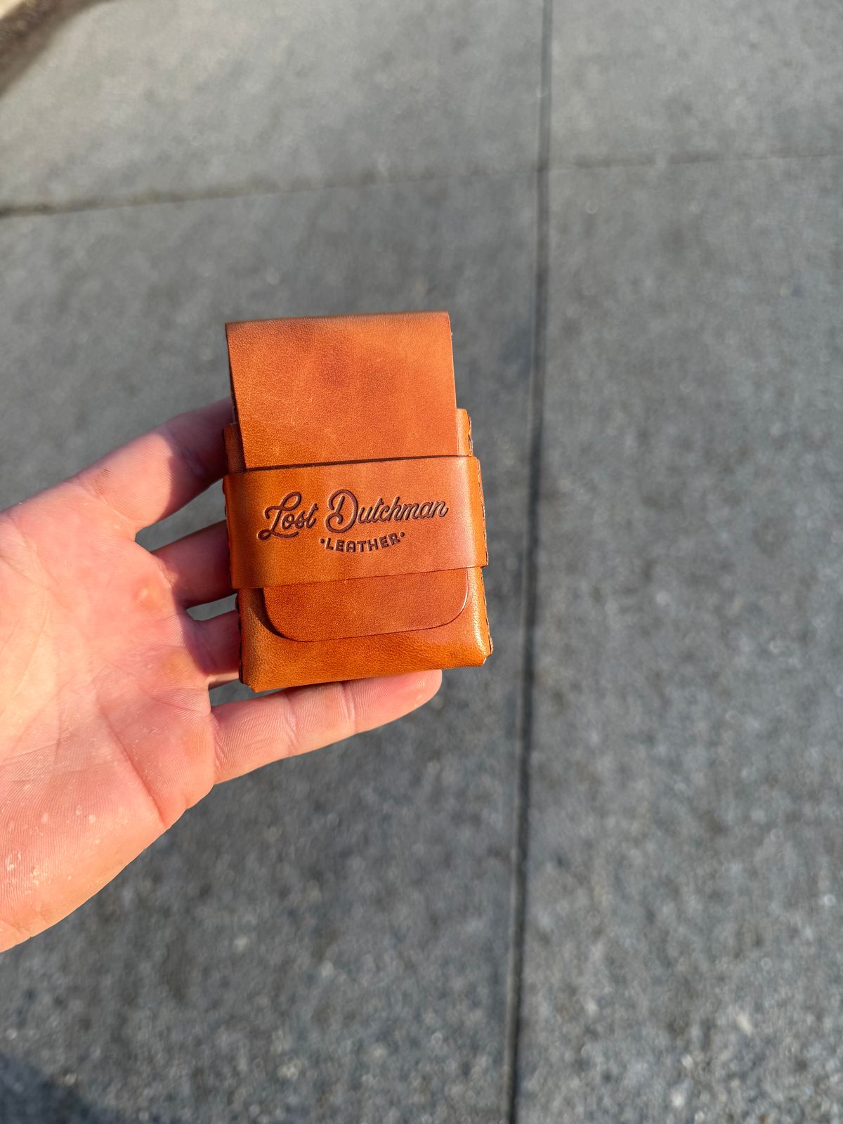 Photo by ty.302 on March 31, 2026 of the Lost Dutchman Leather Orignal Finnigan in Wickett & Craig Russet Glazed Traditional Harness.