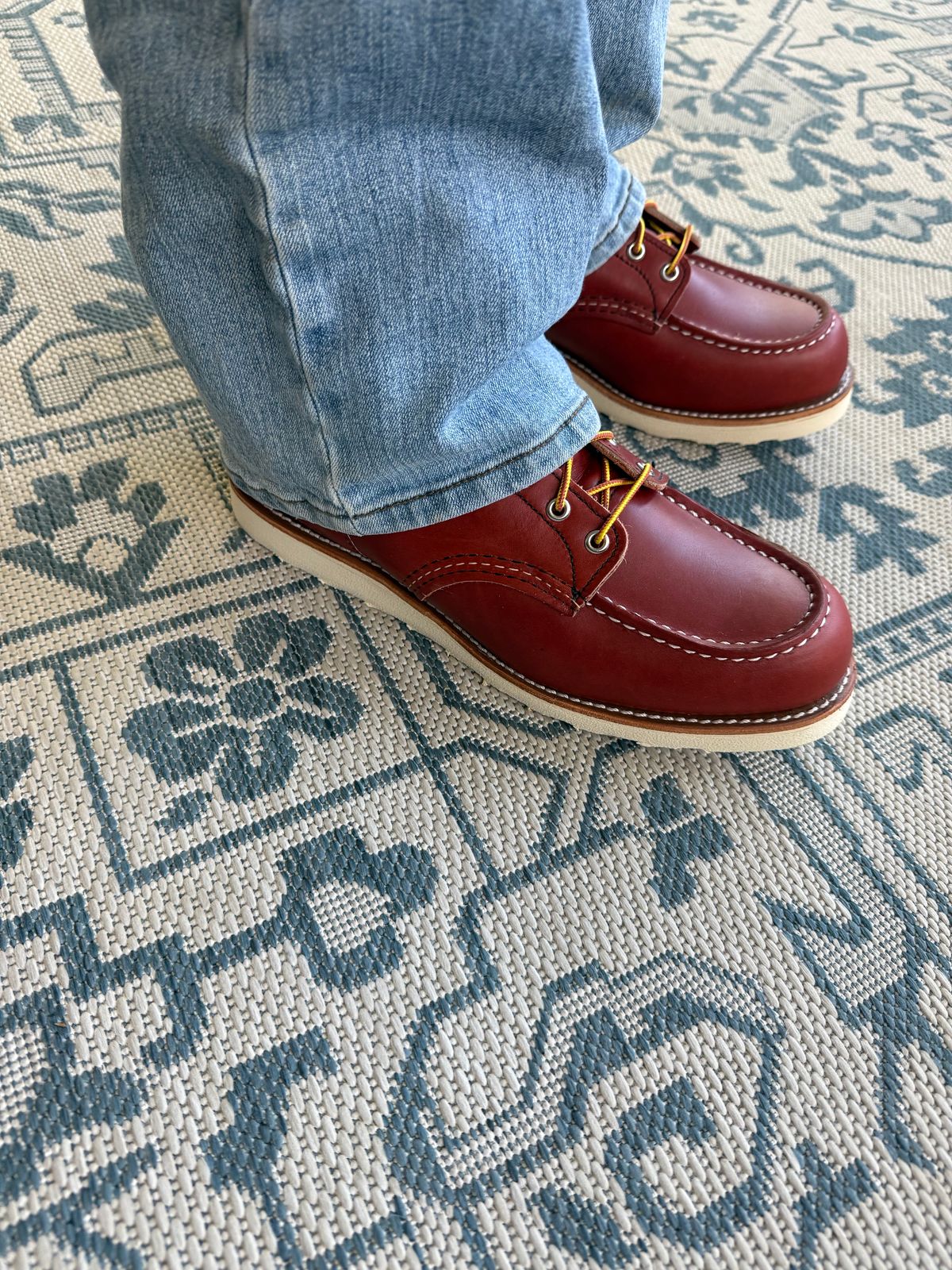 Photo by ty.302 on April 10, 2026 of the Red Wing 6-Inch Classic Moc in S.B. Foot Oro-Russet Portage.