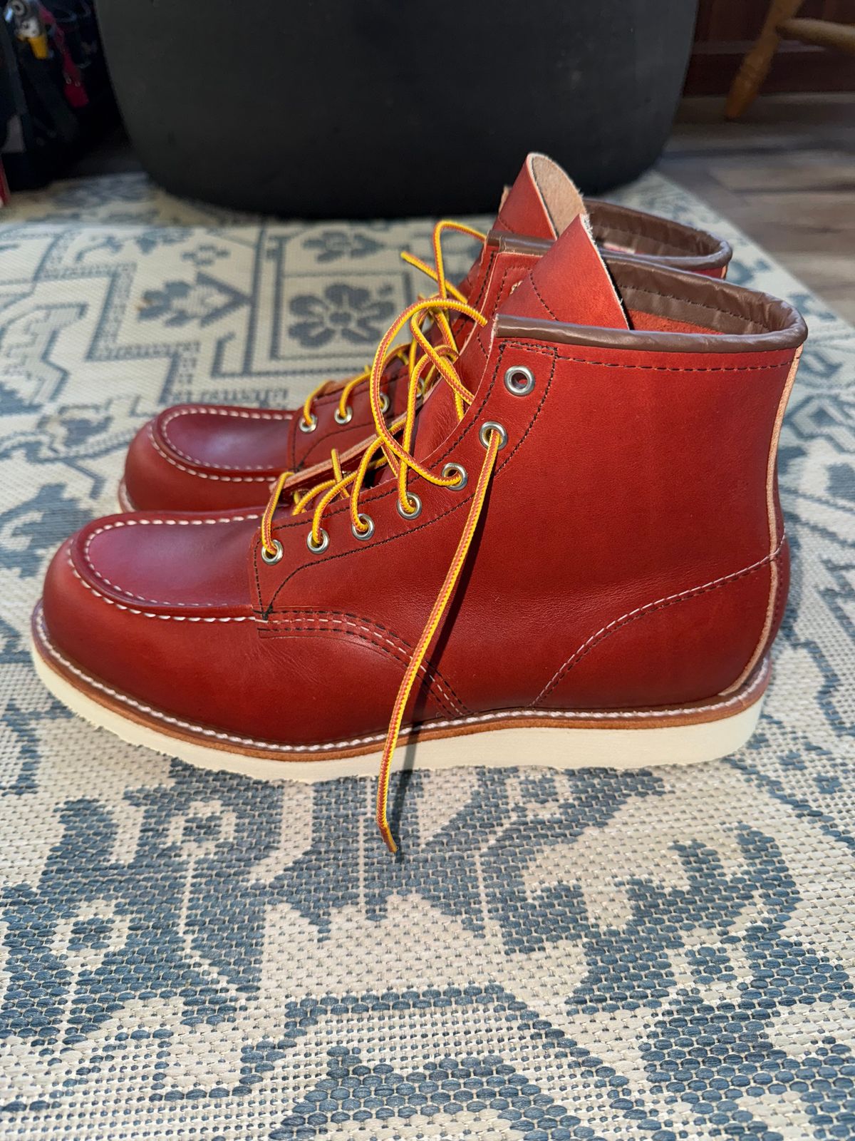 Photo by ty.302 on April 10, 2026 of the Red Wing 6-Inch Classic Moc in S.B. Foot Oro-Russet Portage.