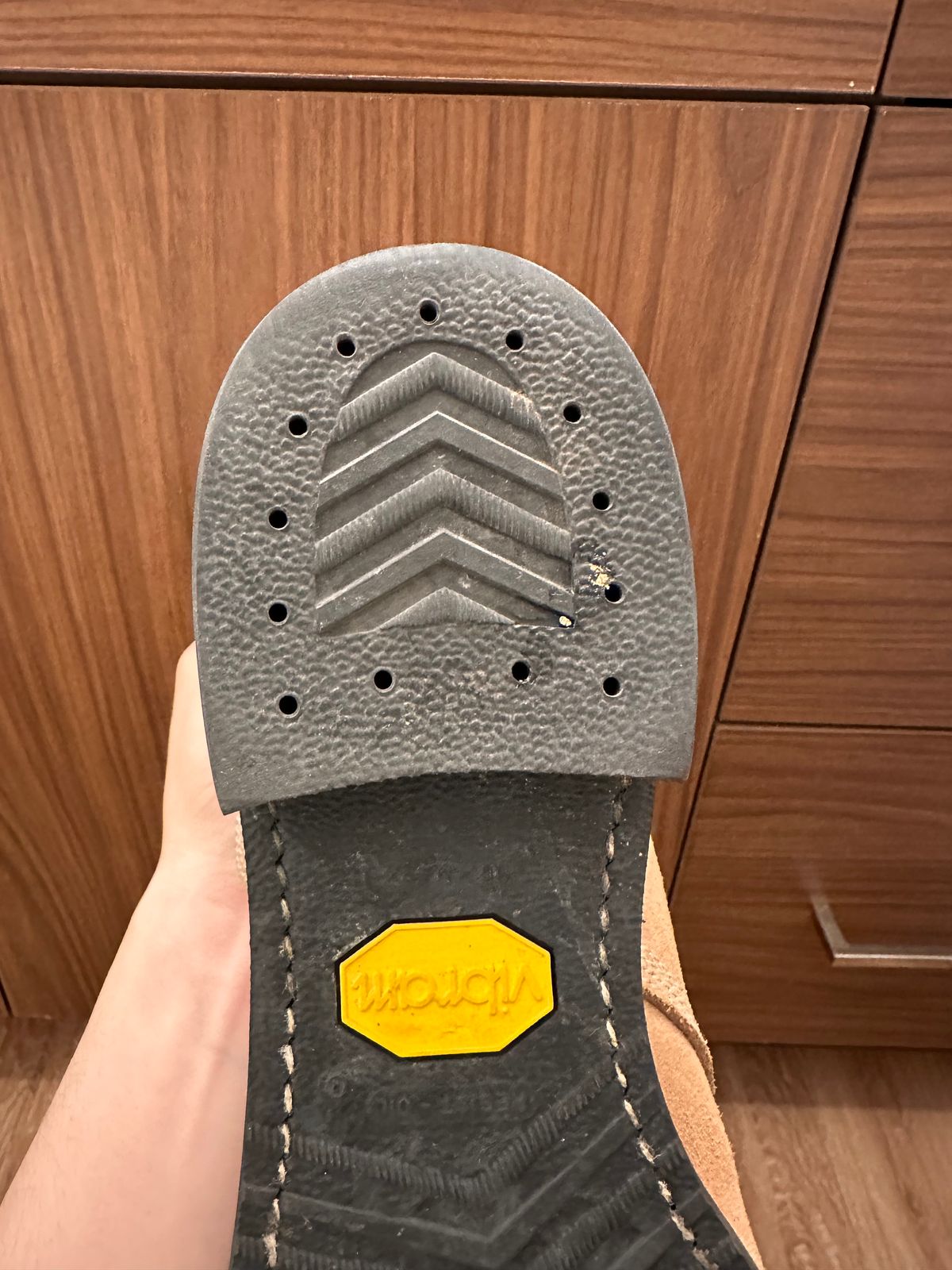 Photo by bigorangeduck on April 13, 2026 of the John Lofgren M-43 Service Shoes in Horween Natural Chromexcel Roughout.