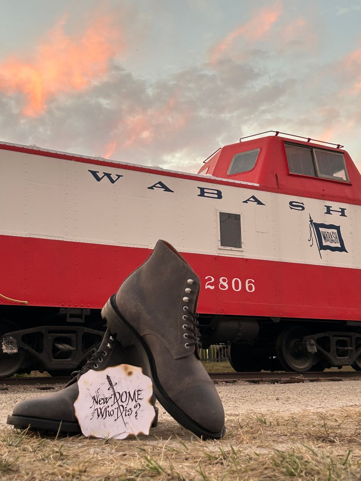 Photo by ramble_on on October 1, 2025 of the Grant Stone Cap Toe Boot in C.F. Stead Frost Waxed Commander.