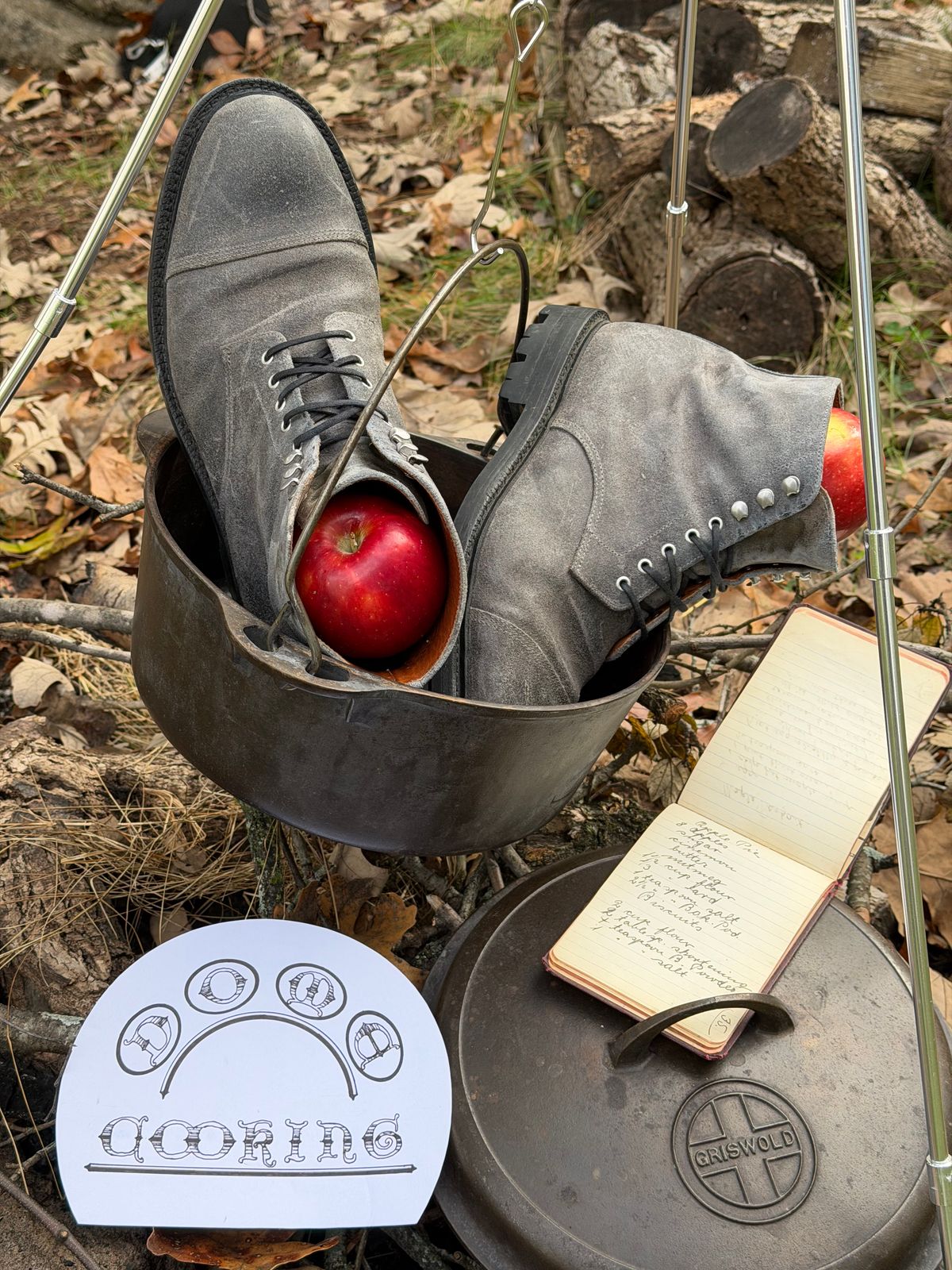 Photo by ramble_on on November 2, 2025 of the Grant Stone Cap Toe Boot in C.F. Stead Frost Waxed Commander.