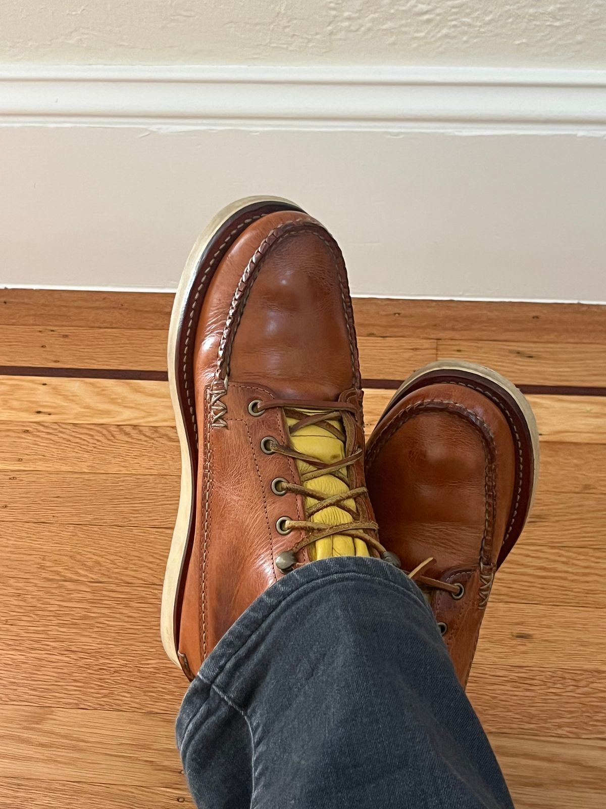 Photo by Gpittman9 on April 28, 2026 of the Yuketen Yuketen / Maine Guide Boots in Horween Natural Dublin.