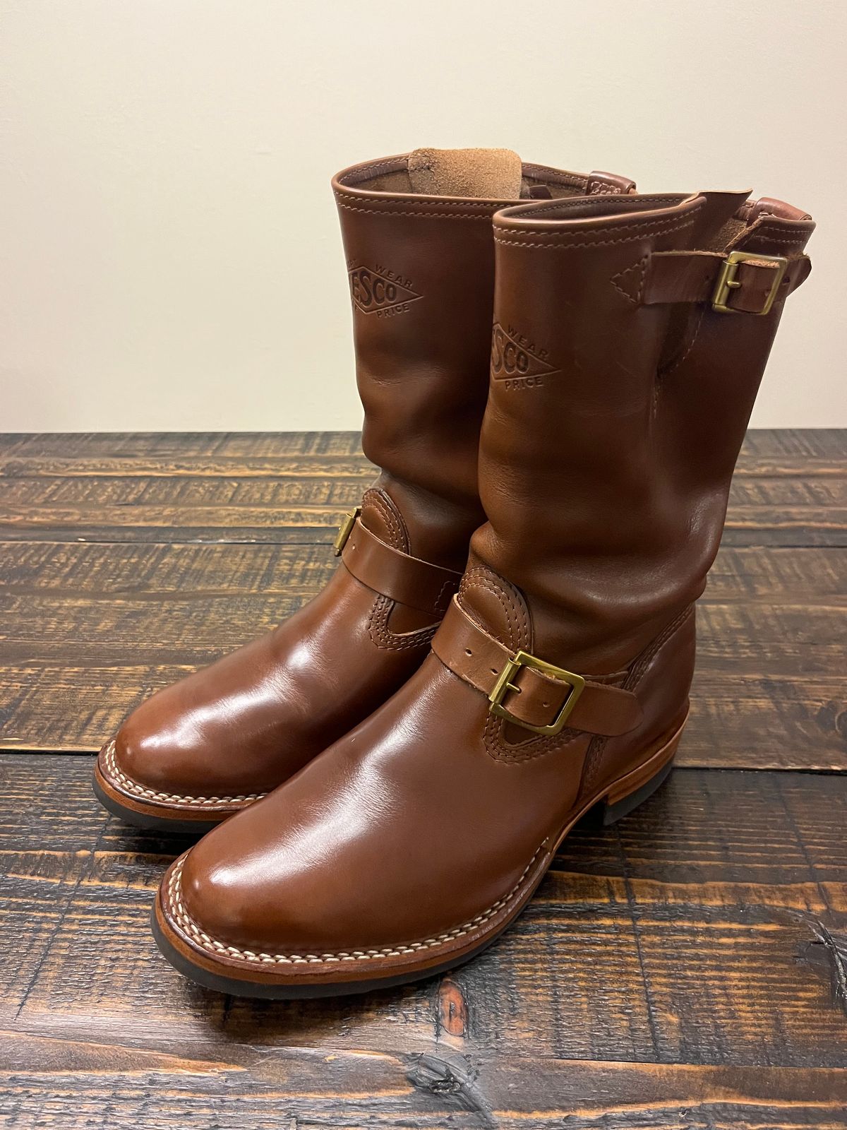 Photo by Gpittman9 on June 10, 2026 of the Wesco Mister Lou in Horween Mahogany Chromexcel.