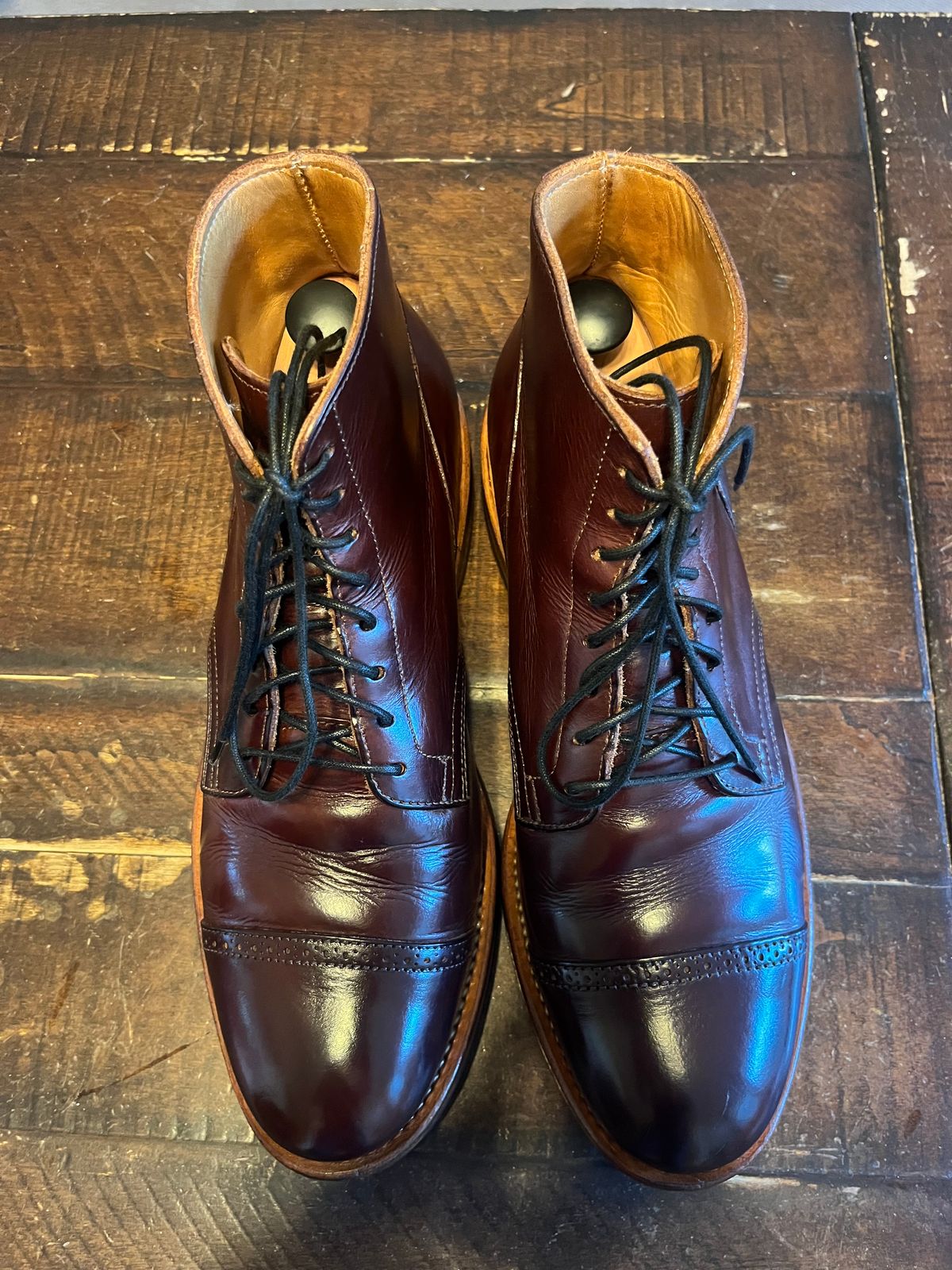 Photo by Gpittman9 on June 1, 2025 of the Viberg Service Boot in Brown Calf.