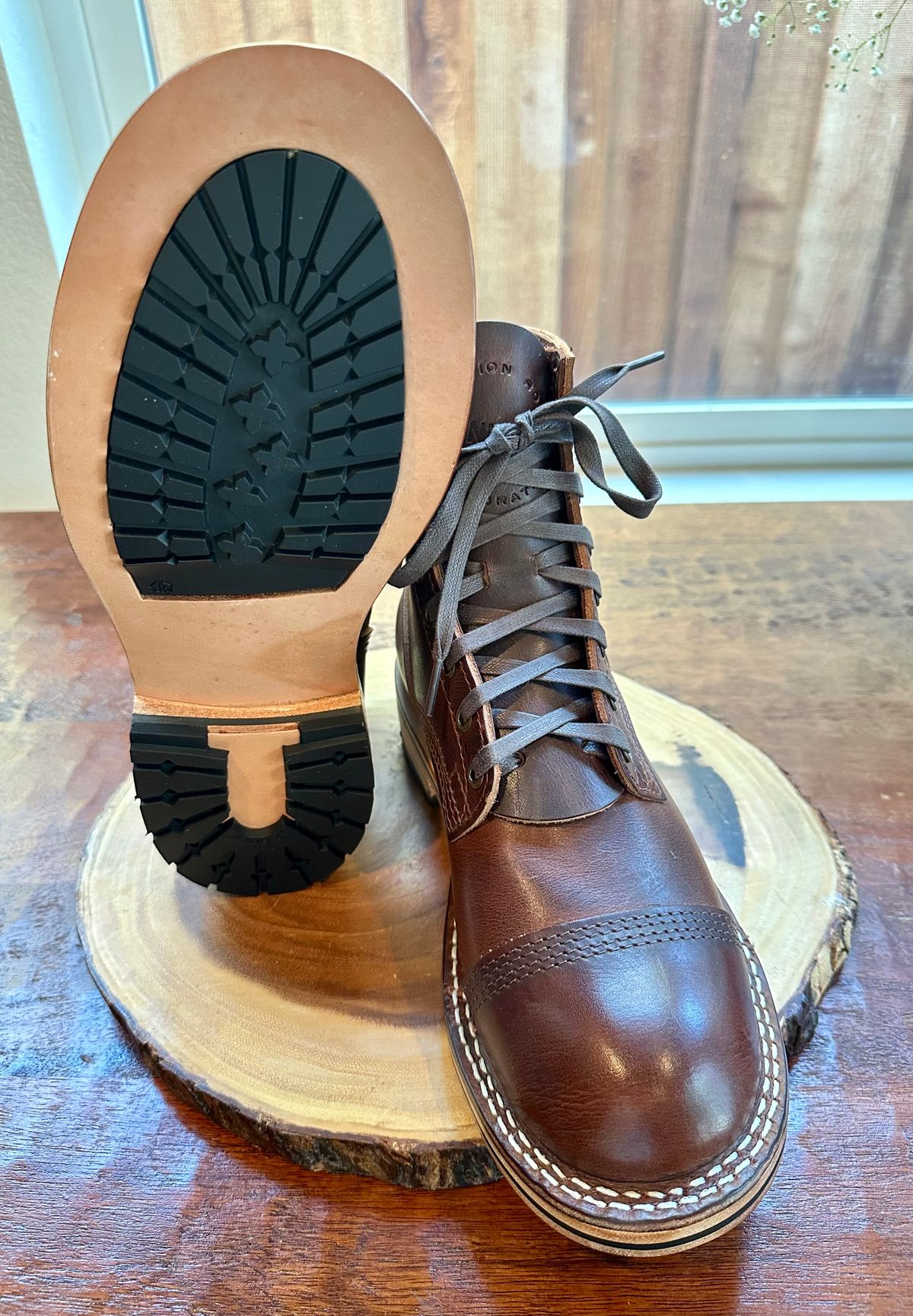 Photo by Suited_n_Booted on May 12, 2026 of the Division Road Everyday Man Boots in Italian Brown Cypress.