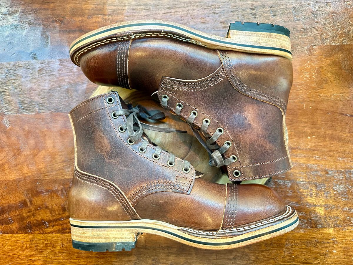 Photo by Suited_n_Booted on May 12, 2026 of the Division Road Everyday Man Boots in Italian Brown Cypress.