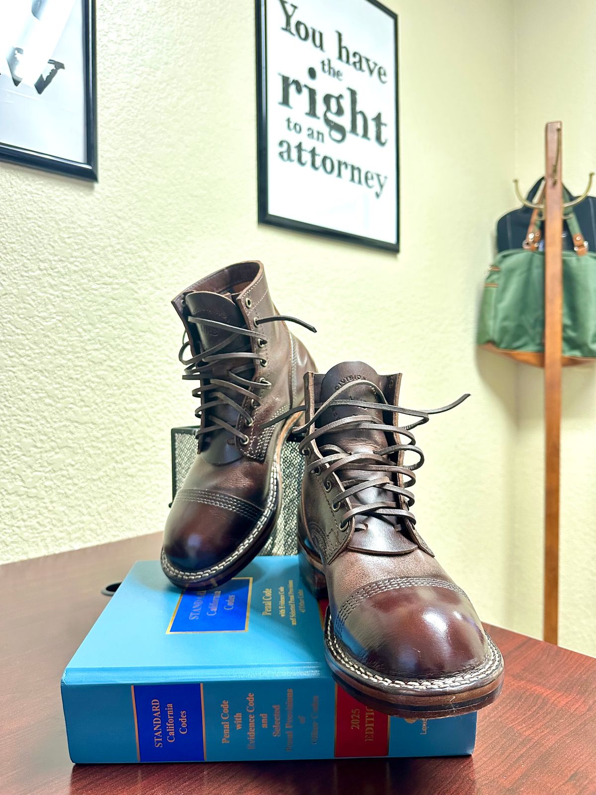 Photo by Suited_n_Booted on June 1, 2026 of the Division Road Everyday Man Boots in Italian Brown Cypress.