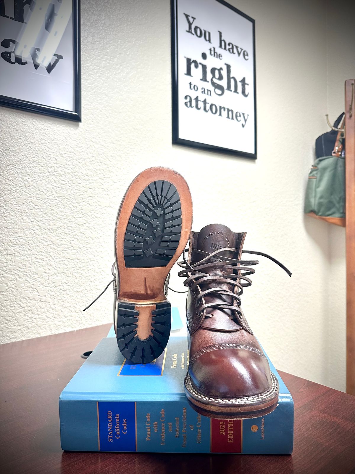 Photo by Suited_n_Booted on June 8, 2026 of the Division Road Everyday Man Boots in Italian Brown Cypress.