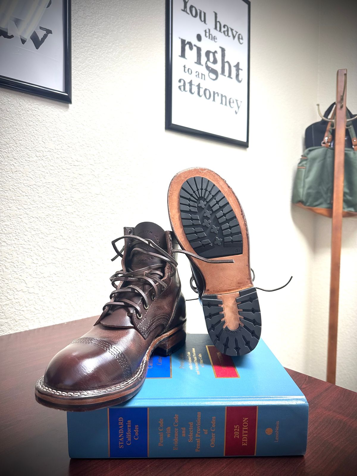 Photo by Suited_n_Booted on June 8, 2026 of the Division Road Everyday Man Boots in Italian Brown Cypress.