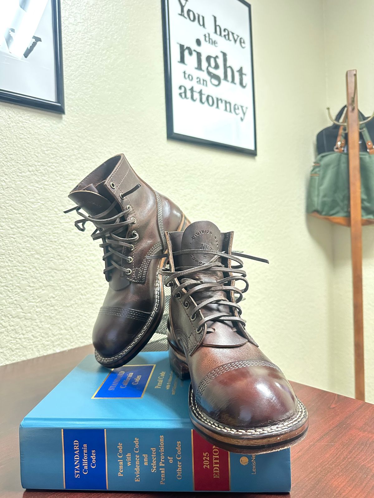 Photo by Suited_n_Booted on June 15, 2026 of the Division Road Everyday Man Boots in Italian Brown Cypress.