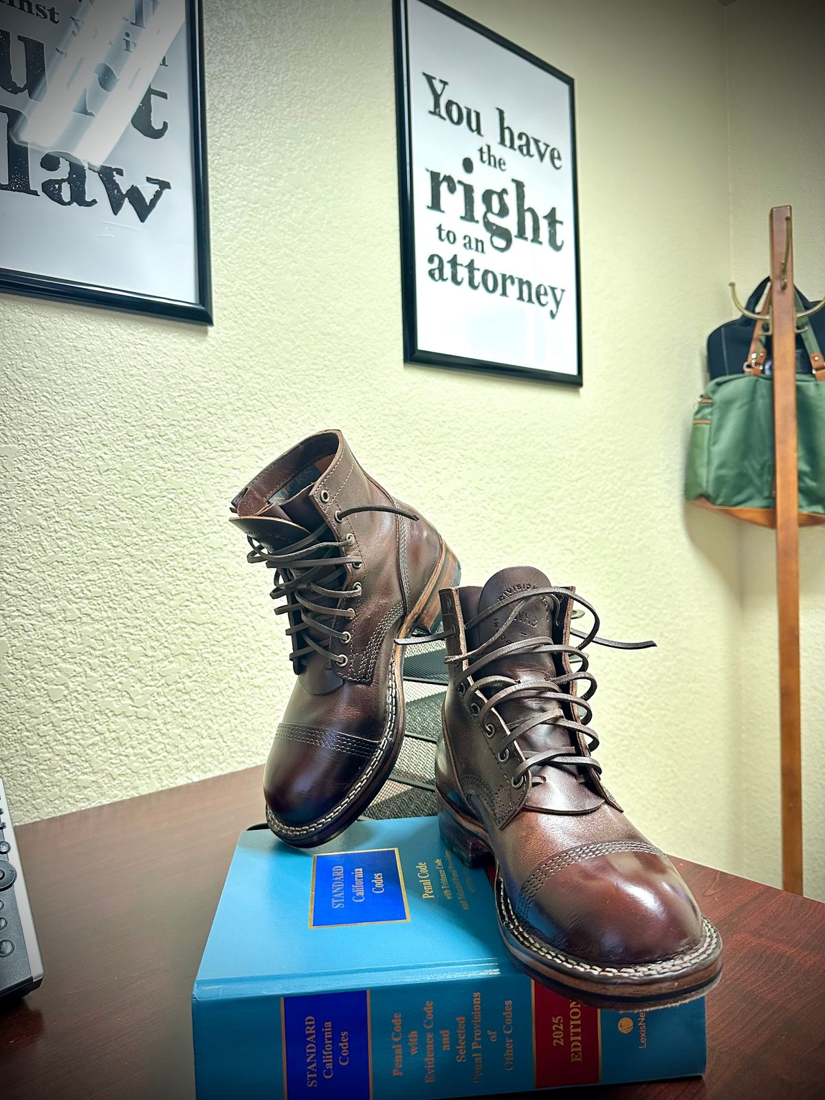 Photo by Suited_n_Booted on June 23, 2026 of the Division Road Everyday Man Boots in Italian Brown Cypress.