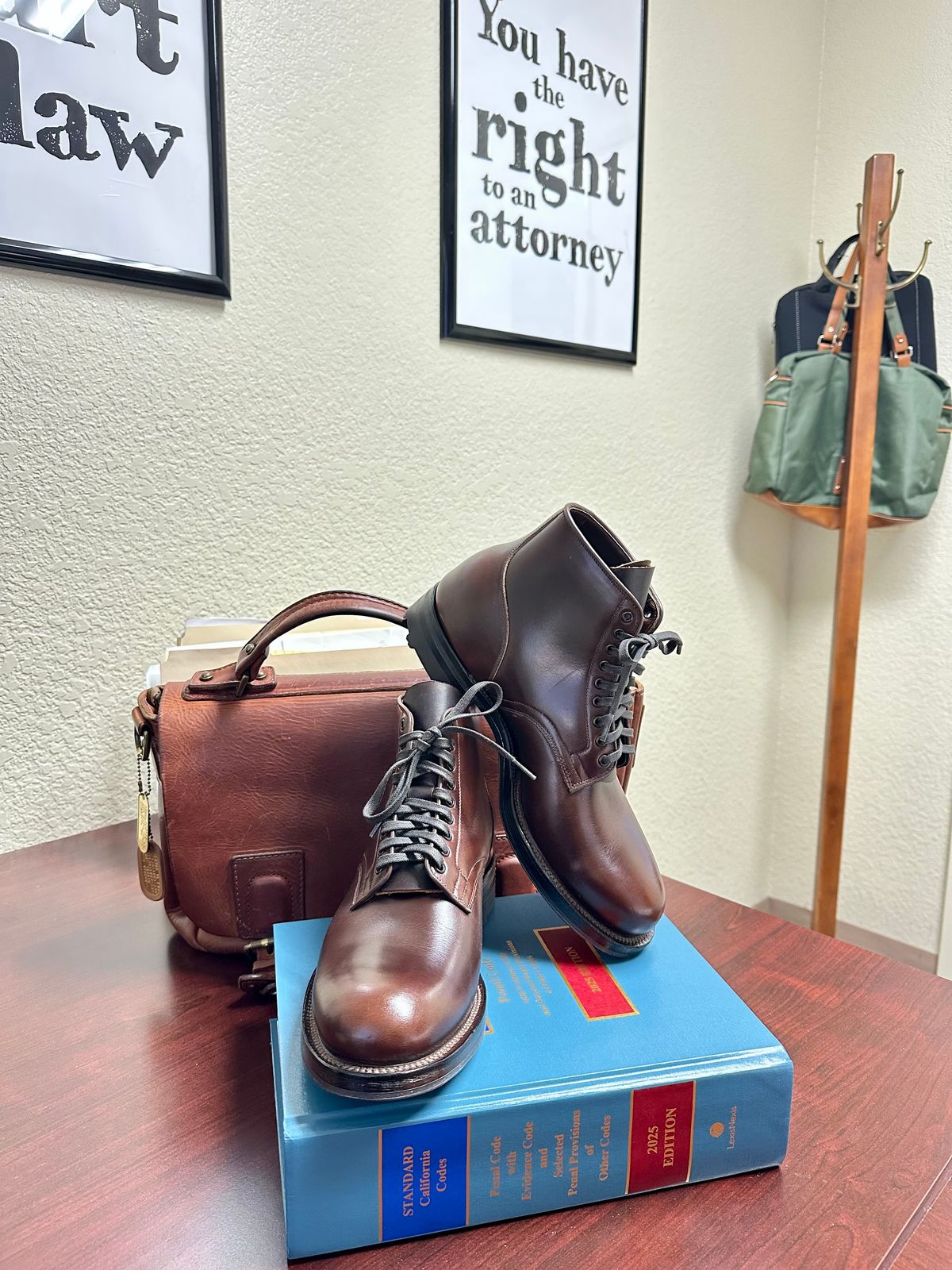 Photo by Suited_n_Booted on March 19, 2026 of the Viberg Service Boot in Horween Brown Chromexcel.