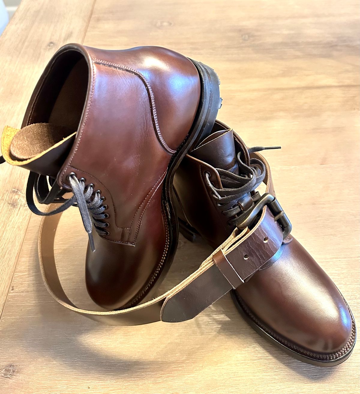 Photo by Suited_n_Booted on May 6, 2026 of the Viberg Service Boot in Horween Brown Chromexcel.