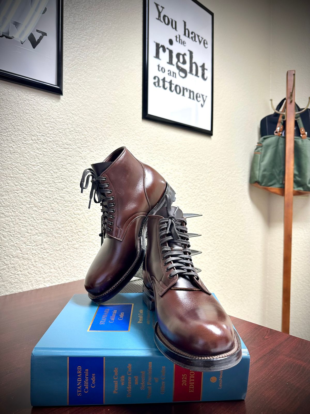 Photo by Suited_n_Booted on July 2, 2026 of the Viberg Service Boot in Horween Brown Chromexcel.