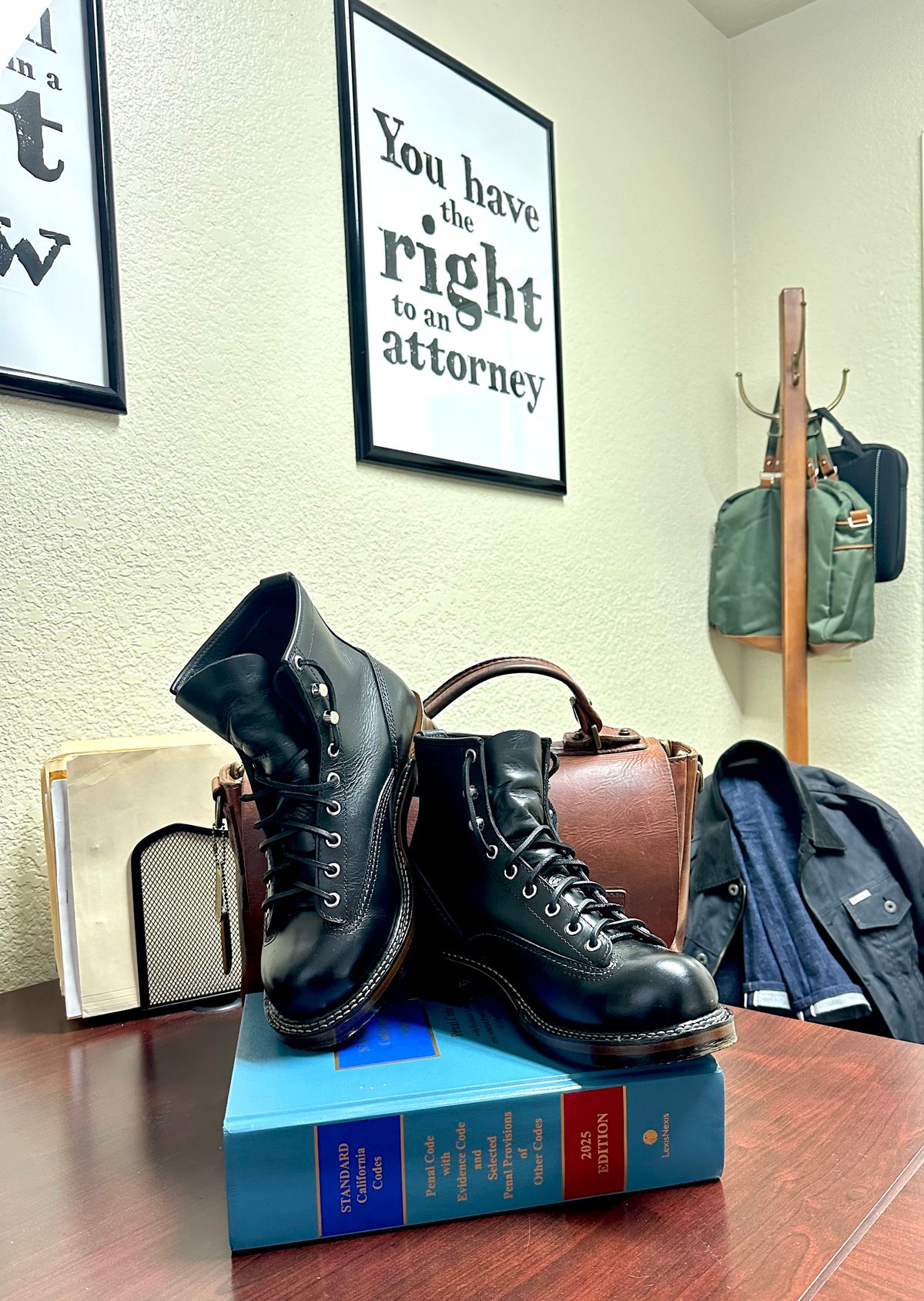 Photo by Suited_n_Booted on February 24, 2026 of the Brake House Short-Face Motorcycle boots 7301 in Unknown Leather.