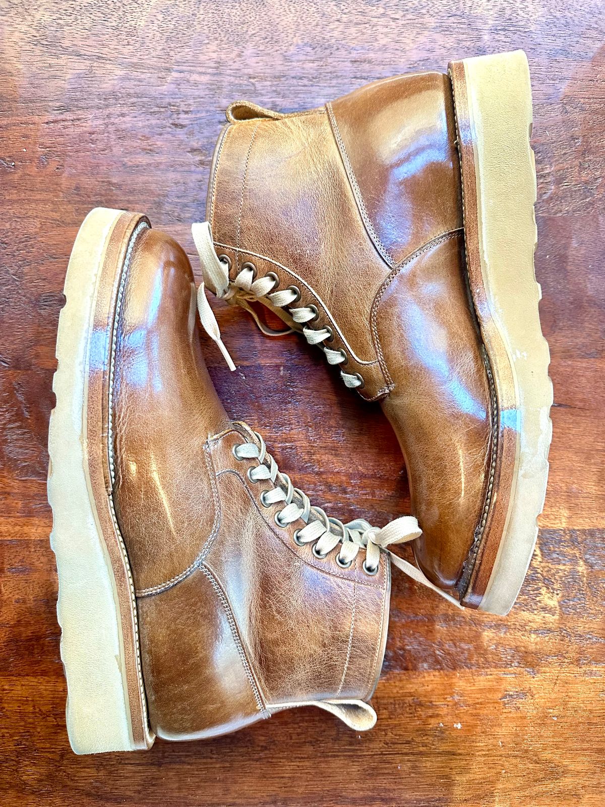 Photo by Suited_n_Booted on May 24, 2026 of the Viberg Scout Boot in Horween Natural Cypress.