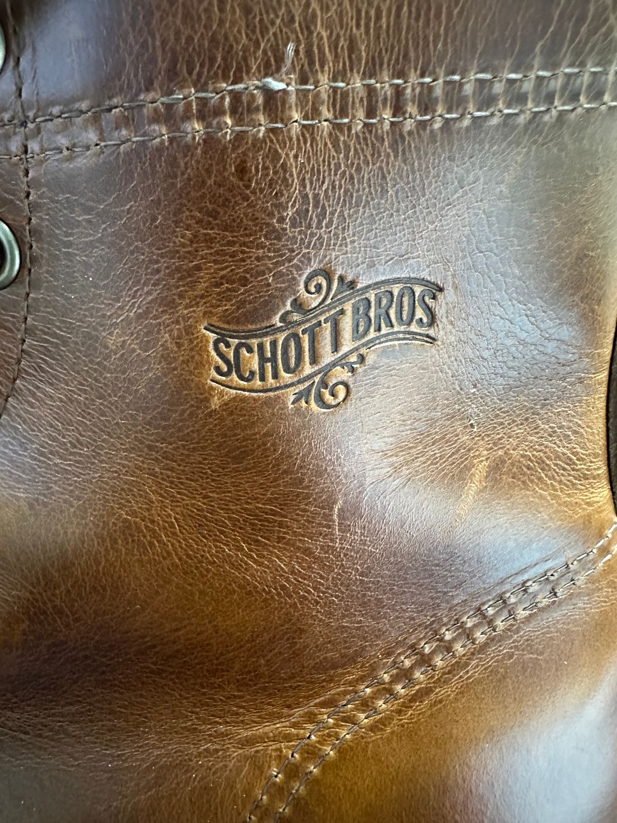 Photo by Suited_n_Booted on February 9, 2026 of the Schott Bros NYC 6” Service Boot in Brown US Steerhide.